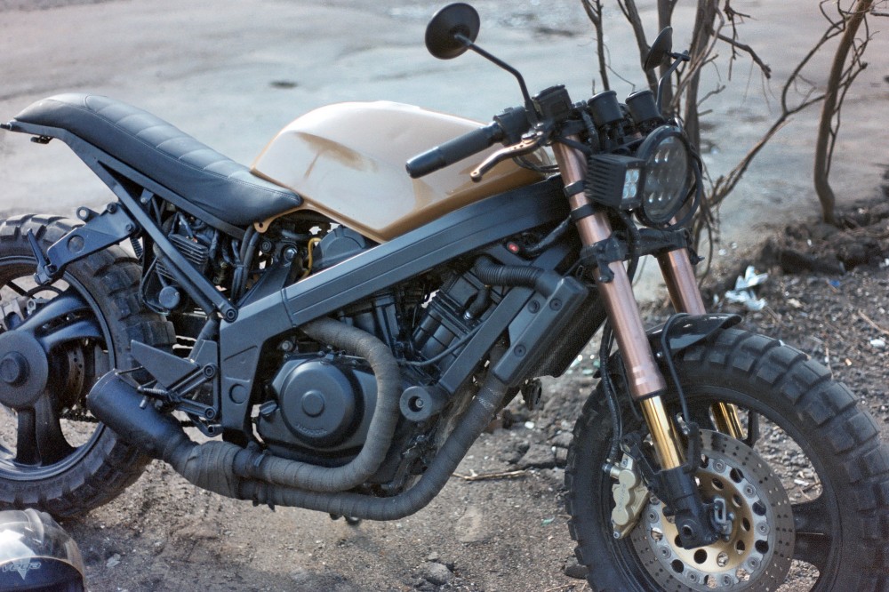 Honda Bros Custom Scrambler